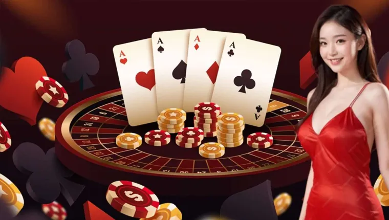 A person holding a smartphone displaying the phdream mobile casino app, with vibrant game graphics and a fast 5G network icon.